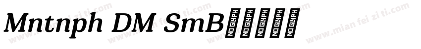 Montnapha DEMO SemiB字体转换